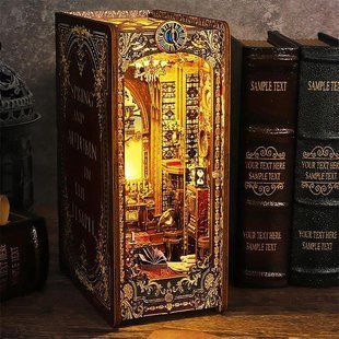 3D Румбокс DIY Bookend Бук Нук Spring and autumn in the temple Храм (SL-05A) 2917770346956 фото