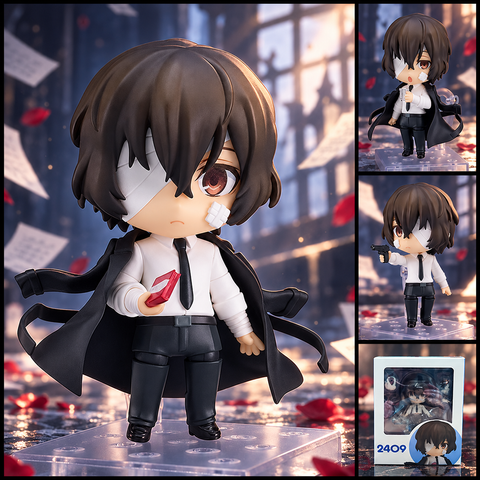 Фигурка Осаму Дадзай (Osamu Dazai) из серии &laquo;Великий из бродячих псов&raquo; Nendoroid 2409, версия Fifteen-Year-Old Ver. 2917770353824 фото