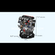 Конструктор Mould King 10234 Моторизованный двигатель VTEC, 772 деталей 10234 2917770357167 фото 6