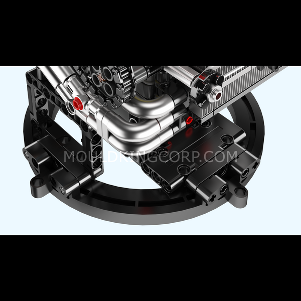 Конструктор Mould King 4G63T Turbocharged Inline-Four &mdash; модель турбированного двигателя Mitsubishi 4G63T (10235) 2917770357150 фото