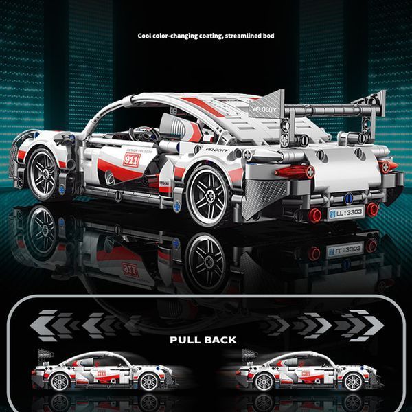 Конструктор Lele Brother PORSCHE 911 RSR 540 деталей 2917770347793 фото