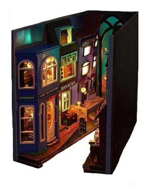 3D Румбокс DIY Bookend Бук Нук Magic Spell Street Магічна вулиця з куполомз TC-24 2917770347090 фото