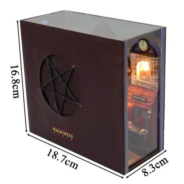 3D Румбокс DIY Bookend Бук Нук Magic Spell Street Магічна вулиця з куполомз TC-24 2917770347090 фото