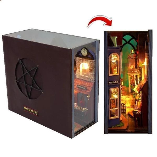 3D Румбокс DIY Bookend Бук Нук Magic Spell Street Магічна вулиця з куполомз TC-24 2917770347090 фото