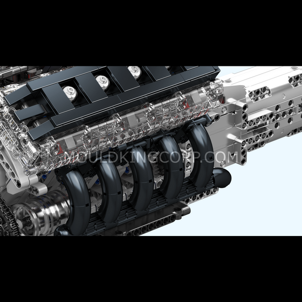 Конструктор Mould King 10250 Модель двигателя LFA V10, 1834 деталей 10250 2917770357068 фото