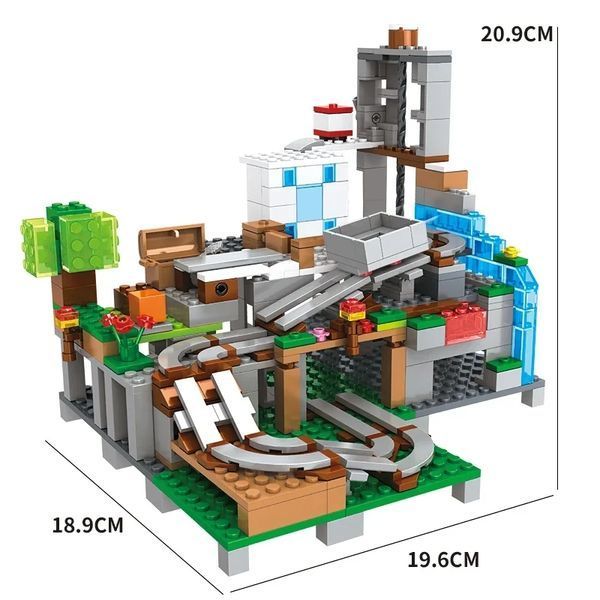 Конструктор Minecraft Горная пещера, 587 деталей SJ82003 2917770349155 фото