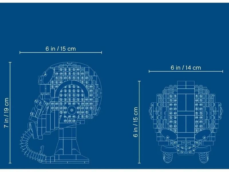 Конструктор Star Wars Шолом пілота винищувача СІД, 724 деталей 2917770351264 фото