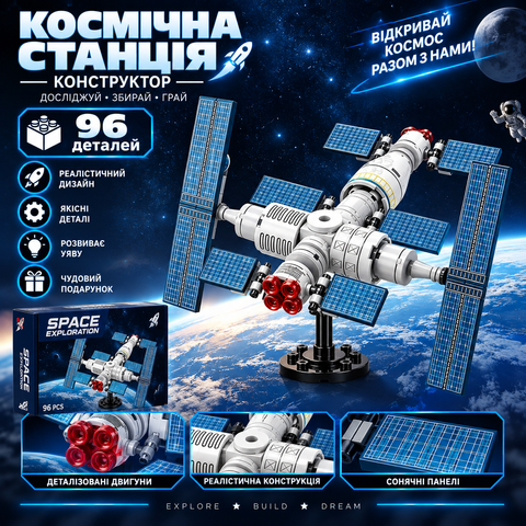 Конструктор LeleBrother космічний станція, 96 деталь (8881) 2917770348622 фото