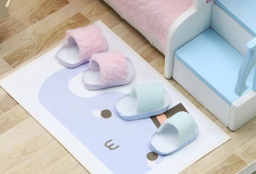 3D Румбокс DIY Wooden Miniature 'Sweet Dream Bedroom' + Пылезащитный купол S2003 2917770351288 фото