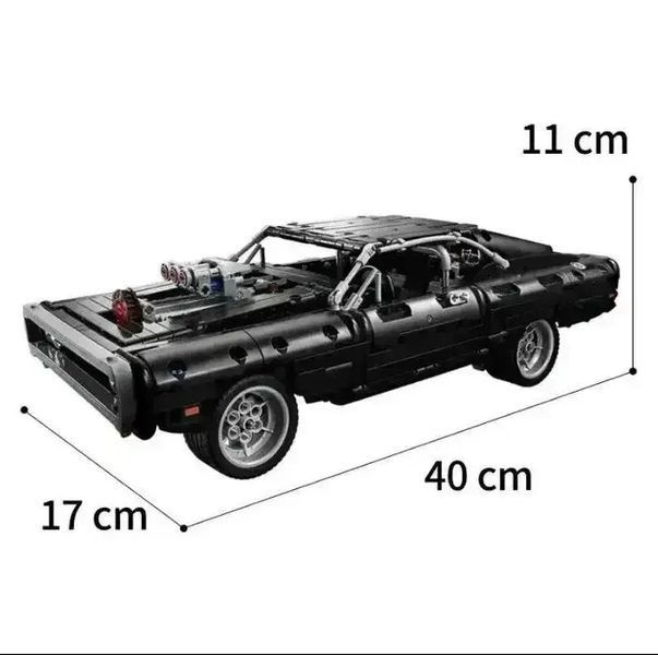 Конструктор Dodge Charger, Доминика Торетто, 1077 деталей 2994250313721 фото