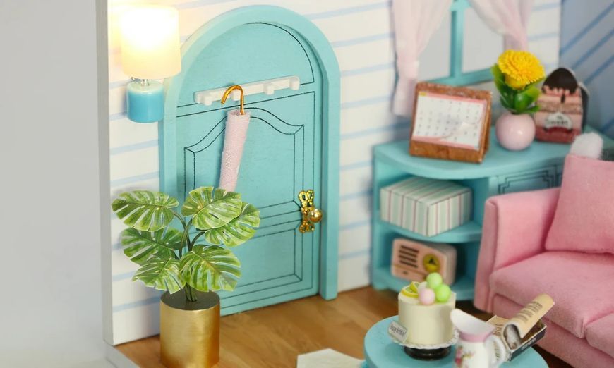 3D Румбокс DIY House &laquo;Солнечная гостиная&raquo;+ Пылезащитный купол S2004 2917770351301 фото