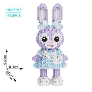 Конструктор Magic Blocks Заяц, мини-блоки, 3D-модель из 4530 деталей, 42 см (RNF6013) 2994250325977 фото