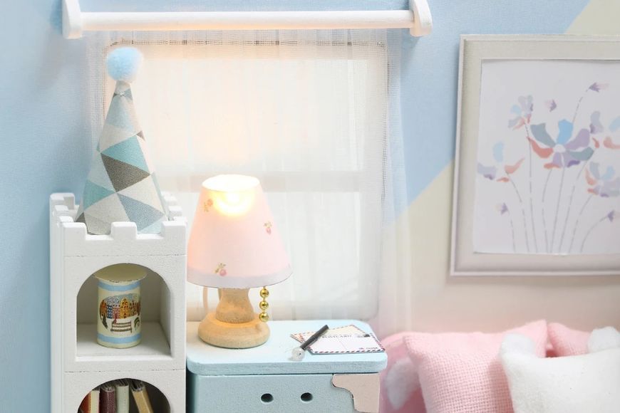 3D Румбокс DIY Wooden Miniature "Dream Room" + Пылезащитный купол S2005 2917770351325 фото