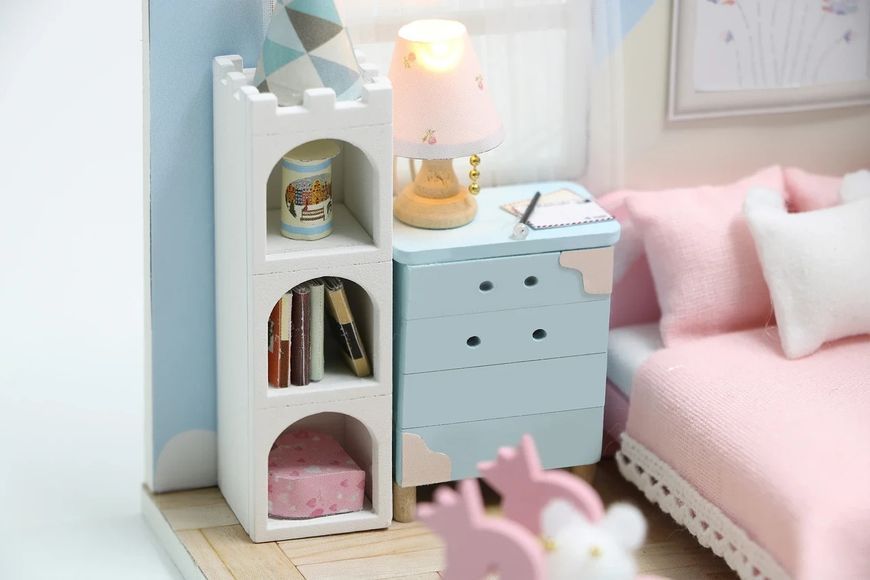 3D Румбокс DIY Wooden Miniature "Dream Room" + Пылезащитный купол S2005 2917770351325 фото