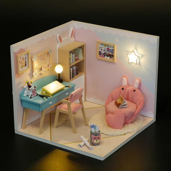 3D Румбокс DIY House &laquo;Стильный монохром&raquo; + Пылезащитный купол(S2006) 2917770351349 фото