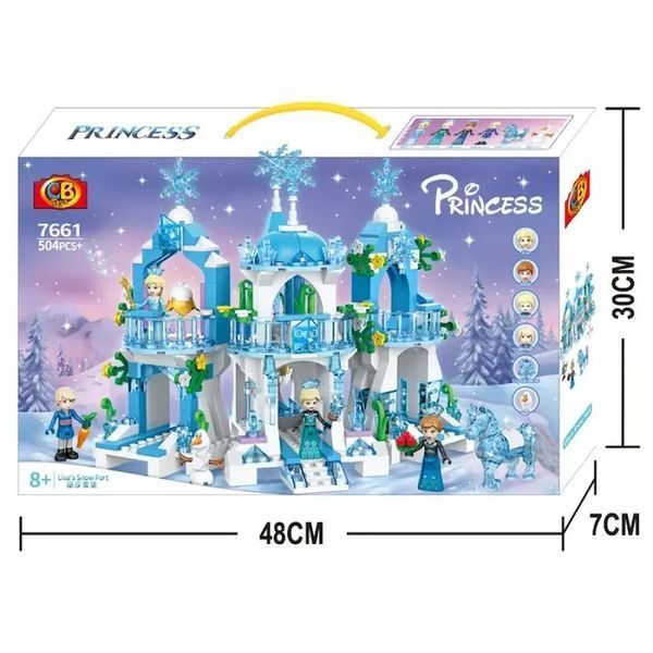 Конструктор Princess Toy Крижаний замок принцеси, 504 деталь 2917770349339 фото