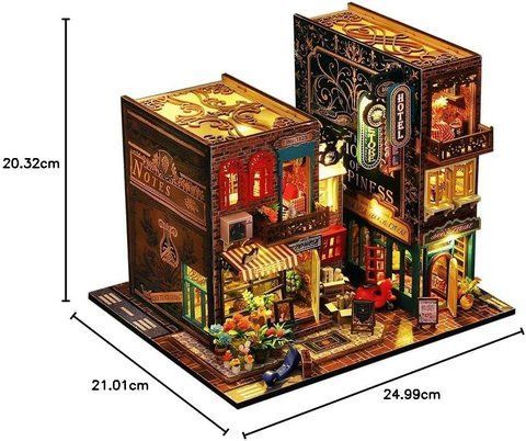 3D Румбокс (DIY House) Hotel Scarborough + Пилозахисний купол (Es009-B) 2994250324963 фото
