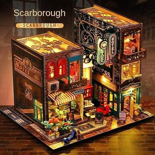 3D Румбокс (DIY House) Hotel Scarborough + Пилозахисний купол (Es009-B) 2994250324963 фото