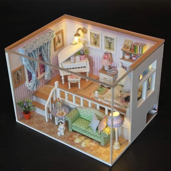 3D Румбокс DIY dollhouse "Because of You"+ Пылезащитный купол M026 2917770351523 фото