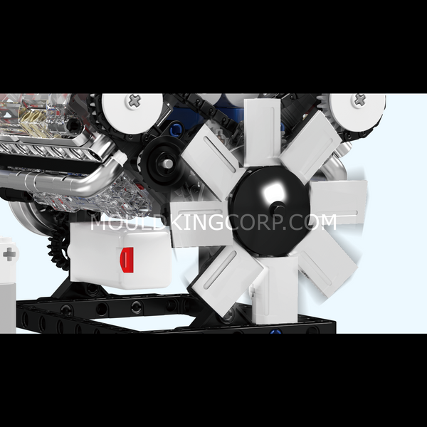 Конструктор Mould King Motorised V8 Engine &mdash; модель восьмицилиндрового двигателя V8, 573 деталей (10088) 2917770357020 фото
