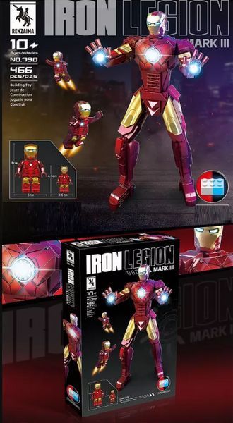 Конструктор Железный человек Iron Legion Mark III, 466 деталь 2917770349476 фото