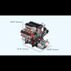 Конструктор Mould King F488 Motorized V8 &mdash; модель двигателя Ferrari 488 V8, 2936 деталей (10130S) 2917770357006 фото 6