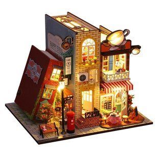 3D Румбокс DIY Coffee Slow Time House + Пилозахисний купол (ES007-B) 2994250324918 фото
