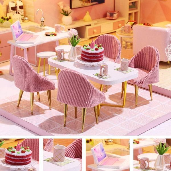 3D Румбокс DIY Розовая комната M028-B 2917770350335 фото