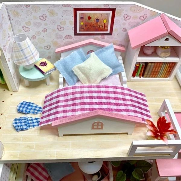 3D Румбокс DIY dollhouse &laquo;Розовый рай&raquo; + Пылезащитный купол M033Z 2917770351561 фото