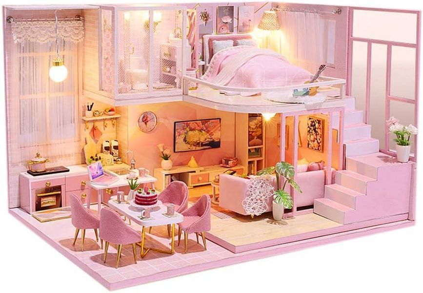 3D Румбокс DIY Розовая комната M028-B 2917770350335 фото