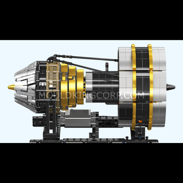 Конструктор Mould King Motorised Turbine Engine &mdash; модель турбинного двигателя, 2256 деталей (10141) 2917770357075 фото
