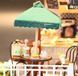 3D Румбокс DIY DollHouse "Coffee Time" кафе+ Пылезащитный купол C006Z 2917770351585 фото 5