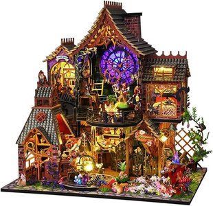 3D Румбокс Magic Forest DIY Miniature Dollhouse Чарівний ліс + Пилозахисний купол (ES015-B) 2994250324796 фото