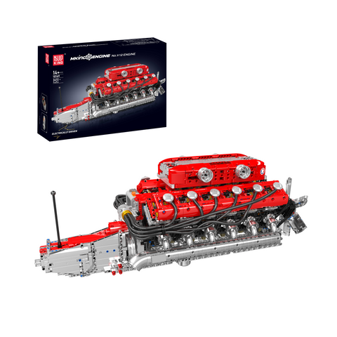 Конструктор Mould King 10169 Двигун італійського суперкара V12, 3472 деталей 2917770357037 фото