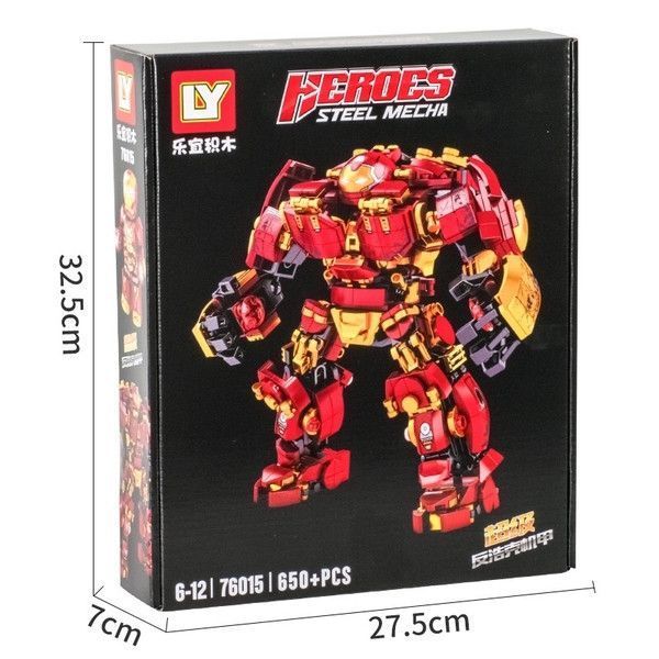Конструктор Залізна людина Iron Man Hulkbuster (Халкбастер), 650 деталь 2917770349551 фото