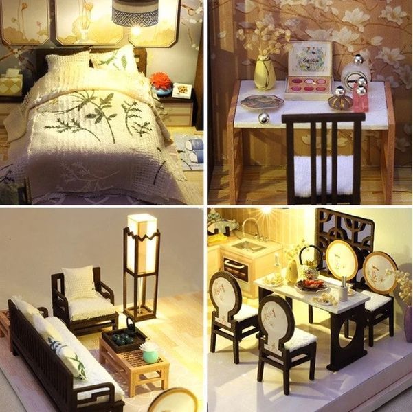 3D Румбокс DIY House Вілла Ясинджу в стилі лофт + Пилозахисний купол (M033-B) 2994250324857 фото