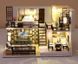 3D Румбокс DIY House Вілла Ясинджу в стилі лофт + Пилозахисний купол (M033-B) 2994250324857 фото 6
