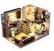 3D Румбокс DIY House Вілла Ясинджу в стилі лофт + Пилозахисний купол (M033-B) 2994250324857 фото 1