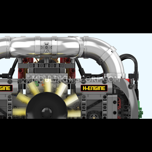 Конструктор Mould King Motorised Flat-6 Engine &mdash; модель оппозитного шестицилиндрового двигателя, 2375 деталей (10181) 2917770357297 фото