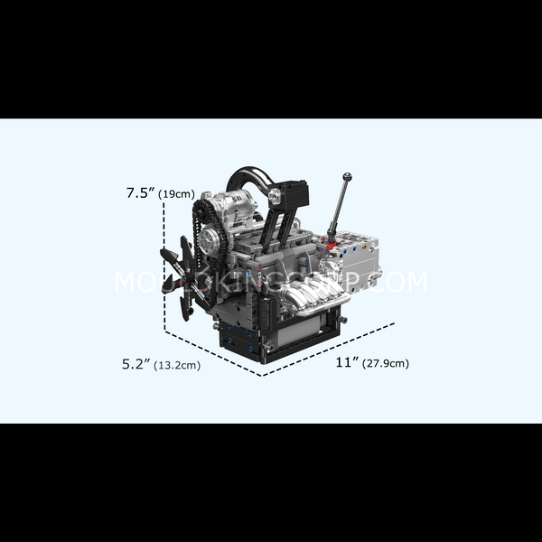 Конструктор Mould King 10212 Моторизований роторний двигун, 1130 деталей 2917770357211 фото