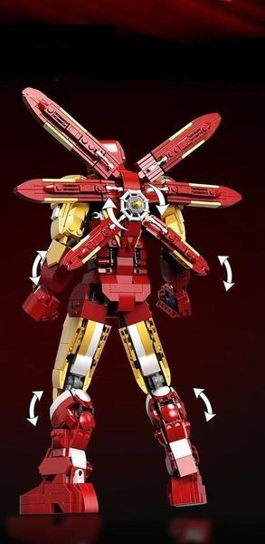 Конструктор Залізна людина Iron Man Mechanical Mark 85, 1339 деталь 2917770349612 фото