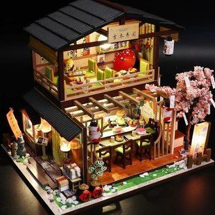 3D Румбокс DIY &laquo;Суши бар&raquo; + Пылезащитный купол M2011Z 2917770351684 фото