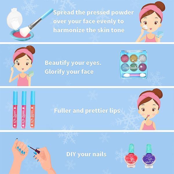 Набір дитячої косметики Winter Princess 24 предмети у валізі 2917770347137 фото