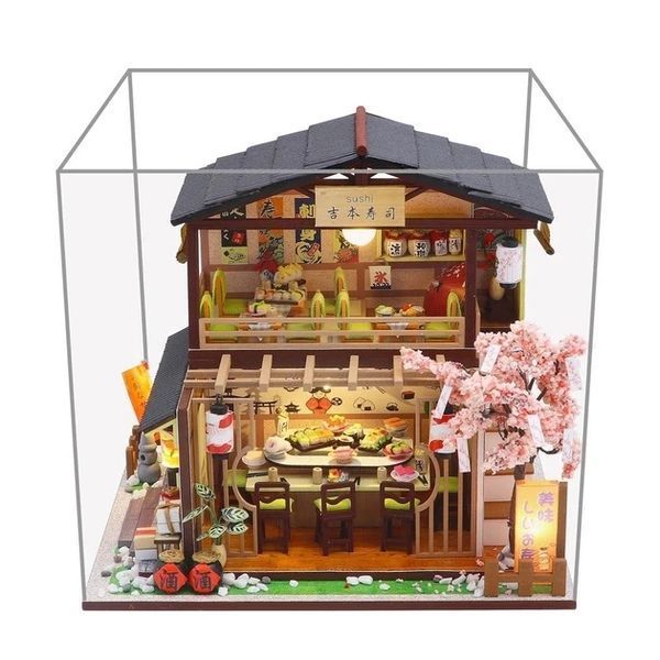 3D Румбокс DIY &laquo;Суши бар&raquo; + Пылезащитный купол M2011Z 2917770351684 фото