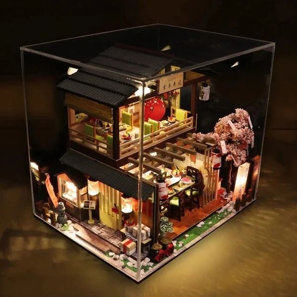 3D Румбокс DIY &laquo;Суши бар&raquo; + Пылезащитный купол M2011Z 2917770351684 фото