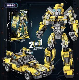 Конструктор Robot Трансформер Бамблбі, 2 в 1, 617 деталь 2917770348394 фото