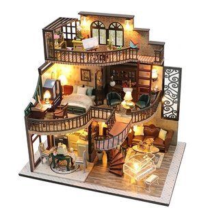 3D Румбокс DIY &laquo;Аntiquе House&raquo; + Пылезащитный купол M2132Z 2917770351707 фото