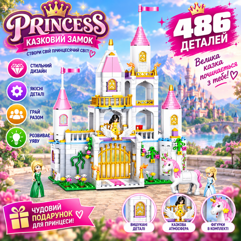 Конструктор Chaobao Замок Принцессы, 552 деталь 2917770350533 фото