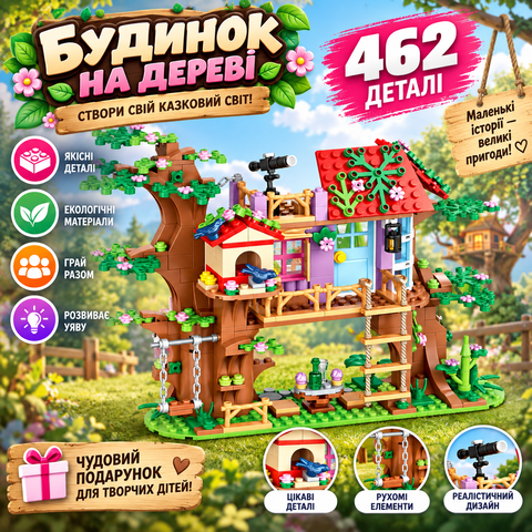 Конструктор Chaobao Дом на дереве, 462 деталь 2917770350557 фото