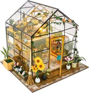 3D Румбокс DIY House &laquo;Солнечная оранжерея&raquo; + Пылезащитный купол (PC2306) 2917770351783 фото